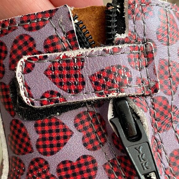 ATLANTA MOCASSIN $149 Kids Gray Heart Boot Portugal EU 27 US 10 Sold Out - Picture 4 of 14